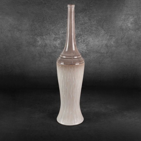 WAZON DEKORACYJNY ROSINA (02) FI 18 X 76 CM KREMOWY WAZON DEKORACYJNY ROSINA (02) FI 18 X 76 CM KREMOWY