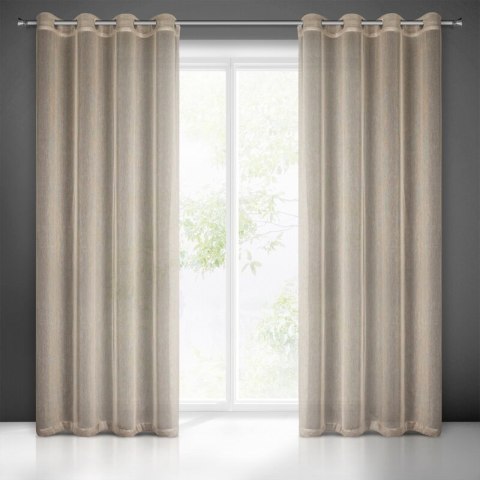 ZASŁONA GOTOWA ADELA 140 X 250 CM BEŻOWY ZASŁONA GOTOWA ADELA 140 X 250 CM BEŻOWY