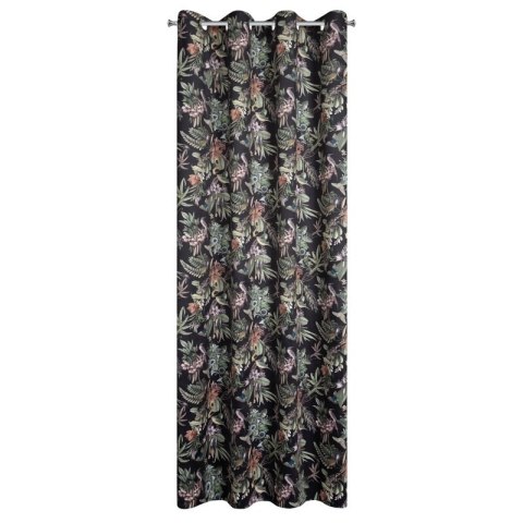 ZASŁONA GOTOWA BECKY 140 X 250 CM CZARNY ZASŁONA GOTOWA BECKY 140 X 250 CM CZARNY