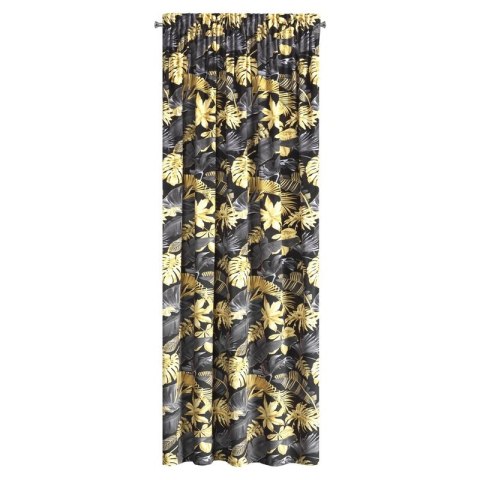 ZASŁONA GOTOWA BLER NA TAŚMIE 140 X 270 CM CZARNY ZASŁONA GOTOWA BLER NA TAŚMIE 140 X 270 CM CZARNY