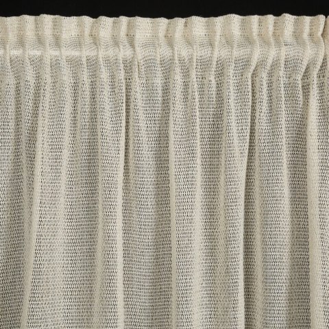 ZASŁONA GOTOWA EMILIA NA TAŚMIE 140 X 270 CM KREMOWY ZASŁONA GOTOWA EMILIA NA TAŚMIE 140 X 270 CM KREMOWY