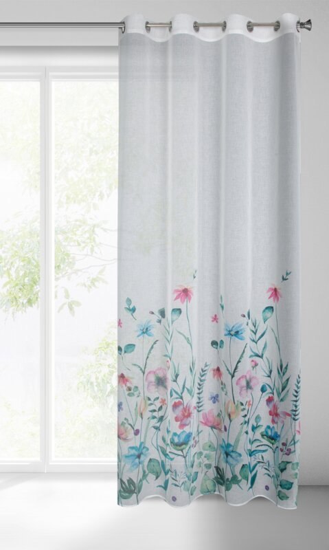 ZASŁONA GOTOWA LILIAN 140 X 250 CM BIAŁY ZASŁONA GOTOWA LILIAN 140 X 250 CM BIAŁY