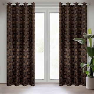 ZASŁONA GOTOWA MARIGOLD 140 X 250 CM CZARNY