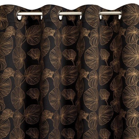 ZASŁONA GOTOWA MARIGOLD 140 X 250 CM CZARNY ZASŁONA GOTOWA MARIGOLD 140 X 250 CM CZARNY