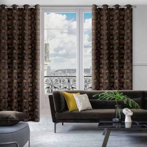 ZASŁONA GOTOWA MARIGOLD 140 X 250 CM CZARNY ZASŁONA GOTOWA MARIGOLD 140 X 250 CM CZARNY