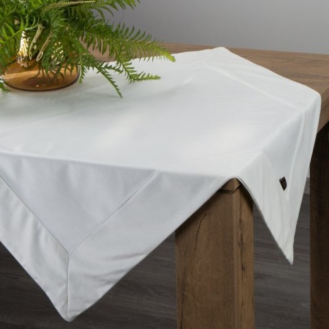 OBRUS VELVET 85 X 85 CM BIAŁY OBRUS VELVET 85 X 85 CM BIAŁY