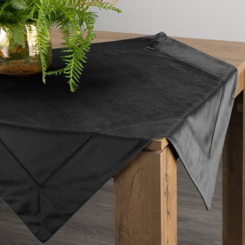 OBRUS VELVET 85 X 85 CM CZARNY OBRUS VELVET 85 X 85 CM CZARNY