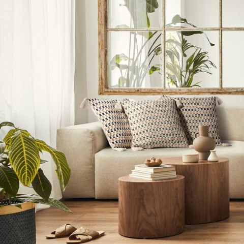 POSZEWKA BOHO 45 X 45 CM KREMOWY POSZEWKA BOHO 45 X 45 CM KREMOWY