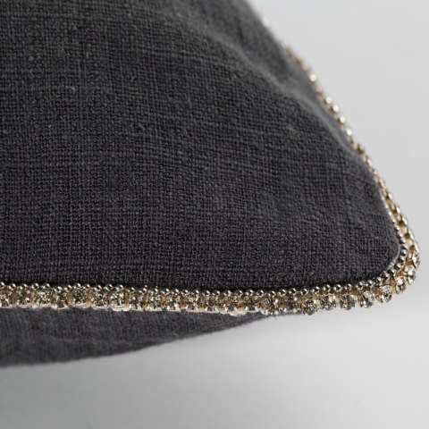 POSZEWKA LEN 43 X 43 CM CZARNY POSZEWKA LEN 43 X 43 CM CZARNY