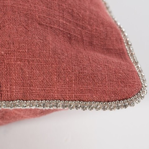 POSZEWKA LEN 43 X 43 CM CZERWONY POSZEWKA LEN 43 X 43 CM CZERWONY