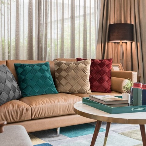 POSZEWKA SONIA 45 X 45 CM CZARNY POSZEWKA SONIA 45 X 45 CM CZARNY