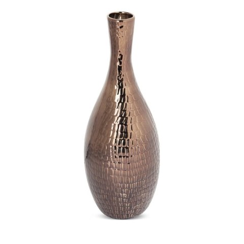 WAZON DEKORACYJNY ERNA FI 12 X 34 CM MIEDZIANY WAZON DEKORACYJNY ERNA FI 12 X 34 CM MIEDZIANY