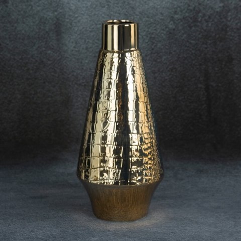 WAZON DEKORACYJNY ERNA FI 14 X 31 CM ZŁOTY WAZON DEKORACYJNY ERNA FI 14 X 31 CM ZŁOTY
