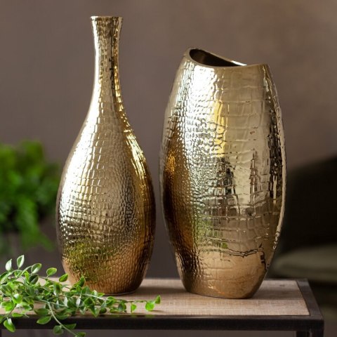 WAZON DEKORACYJNY ERNA FI 14 X 31 CM ZŁOTY WAZON DEKORACYJNY ERNA FI 14 X 31 CM ZŁOTY