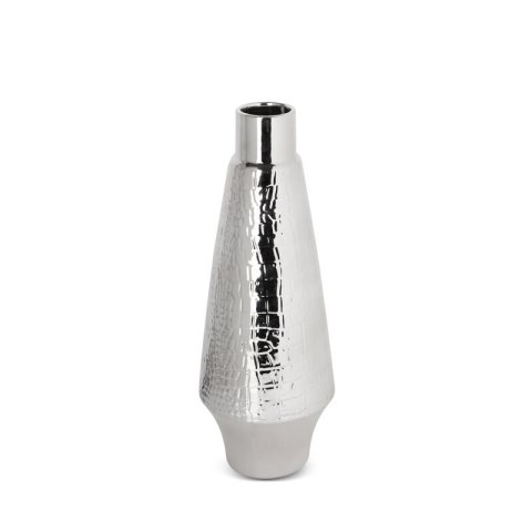 WAZON DEKORACYJNY ERNA FI 14 X 39 CM SREBRNY WAZON DEKORACYJNY ERNA FI 14 X 39 CM SREBRNY