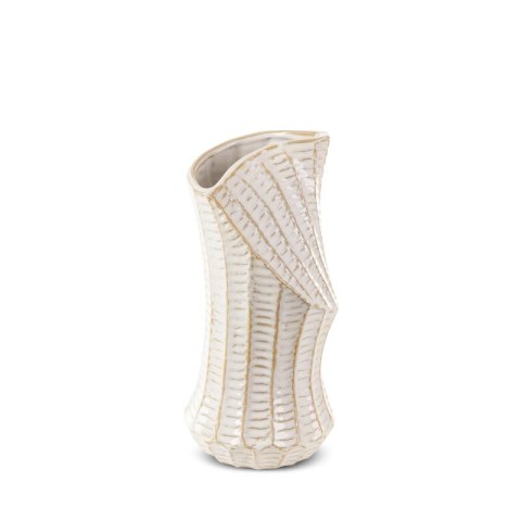 WAZON DEKORACYJNY LIZA (01) FI 14 X 29 CM KREMOWY WAZON DEKORACYJNY LIZA (01) FI 14 X 29 CM KREMOWY