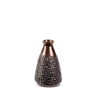 WAZON DEKORACYJNY MORENA (01) O 13 X 20 CM STALOWY