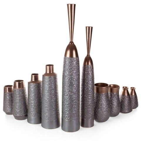 WAZON DEKORACYJNY MORENA (04) FI 16 X 34 CM KREMOWY