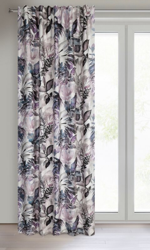 ZASŁONA GOTOWA LILIA NA TAŚMIE 140 X 270 CM BIAŁY ZASŁONA GOTOWA LILIA NA TAŚMIE 140 X 270 CM BIAŁY
