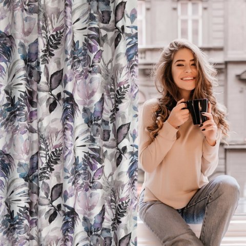 ZASŁONA GOTOWA LILIA NA TAŚMIE 140 X 270 CM BIAŁY ZASŁONA GOTOWA LILIA NA TAŚMIE 140 X 270 CM BIAŁY