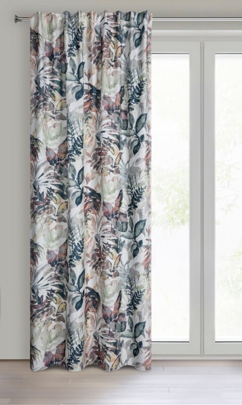 ZASŁONA GOTOWA LILIA NA TAŚMIE 140 X 270 CM BIAŁY ZASŁONA GOTOWA LILIA NA TAŚMIE 140 X 270 CM BIAŁY