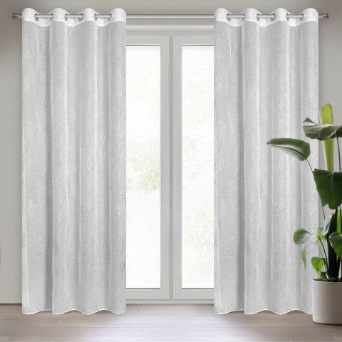 ZASŁONA GOTOWA LORI 140 X 250 CM BIAŁY ZASŁONA GOTOWA LORI 140 X 250 CM BIAŁY