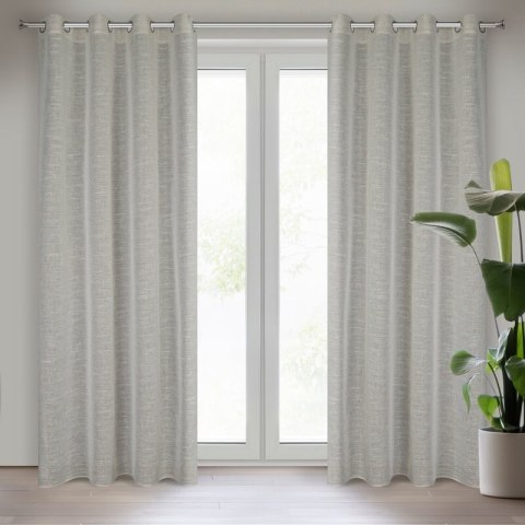 ZASŁONA GOTOWA AMARI 140 X 250 CM BEŻOWY ZASŁONA GOTOWA AMARI 140 X 250 CM BEŻOWY