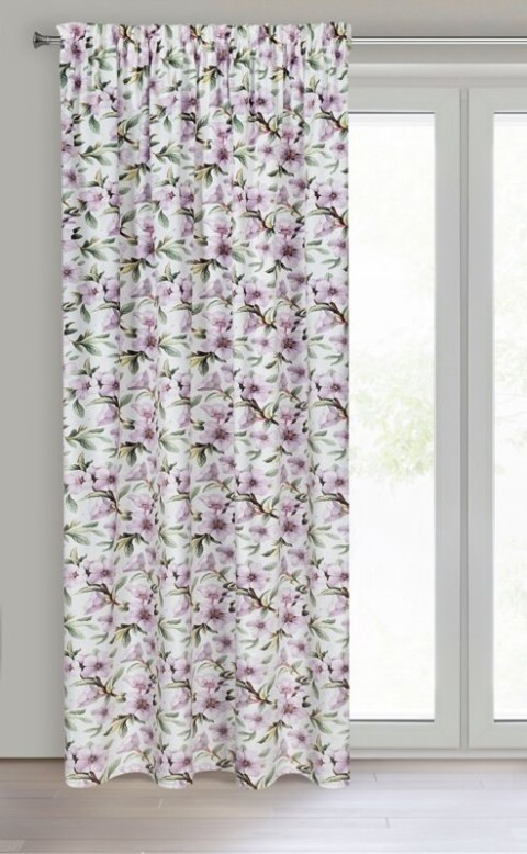 ZASŁONA GOTOWA ARLETA NA TAŚMIE 140 X 270 CM BIAŁY ZASŁONA GOTOWA ARLETA NA TAŚMIE 140 X 270 CM BIAŁY