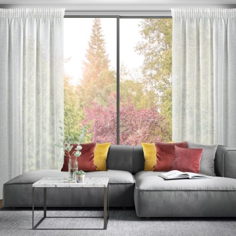 ZASŁONA GOTOWA KELSI NA TAŚMIE 140 X 270 CM NATURALNY ZASŁONA GOTOWA KELSI NA TAŚMIE 140 X 270 CM NATURALNY