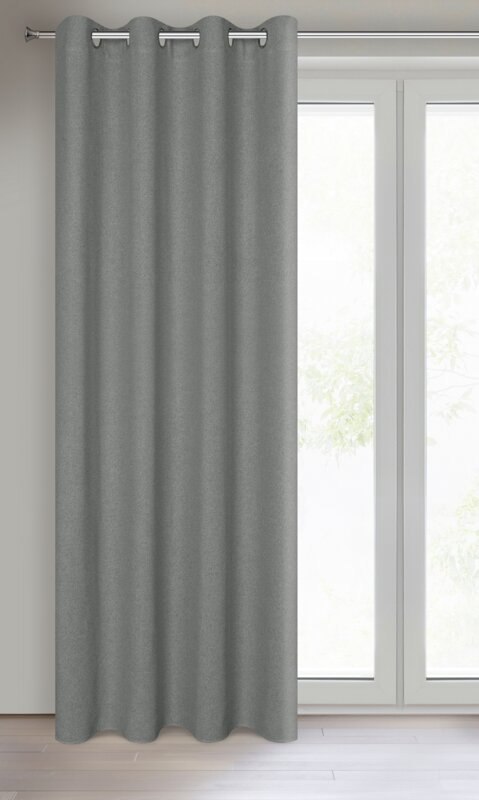 ZASŁONA GOTOWA LIDIA 140 X 250 CM SZARY ZASŁONA GOTOWA LIDIA 140 X 250 CM SZARY