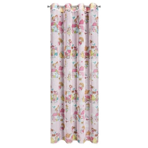 ZASŁONA GOTOWA POLLY 140 X 250 CM RÓŻOWY ZASŁONA GOTOWA POLLY 140 X 250 CM RÓŻOWY