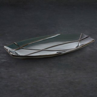 PATERA DEKORACYJNA TEO (01) 41 X 20 X 3 CM TURKUSOWY
