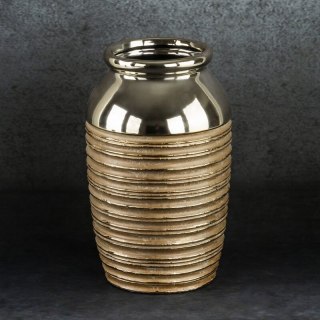 WAZON DEKORACYJNY DORI (02) FI 17 X 28 CM ZŁOTY