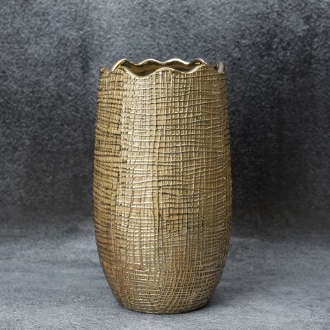 WAZON DEKORACYJNY SELMA FI 18 X 32 CM BRĄZOWY WAZON DEKORACYJNY SELMA FI 18 X 32 CM BRĄZOWY