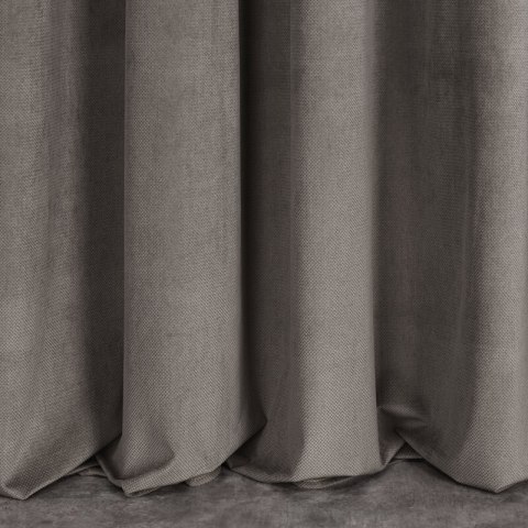 ZASŁONA GOTOWA MILO NA TAŚMIE 140 X 300 CM POPIELATY