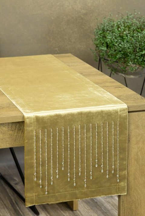 OBRUS ROYAL 3 35 X 140 CM ZŁOTY OBRUS ROYAL 3 35 X 140 CM ZŁOTY