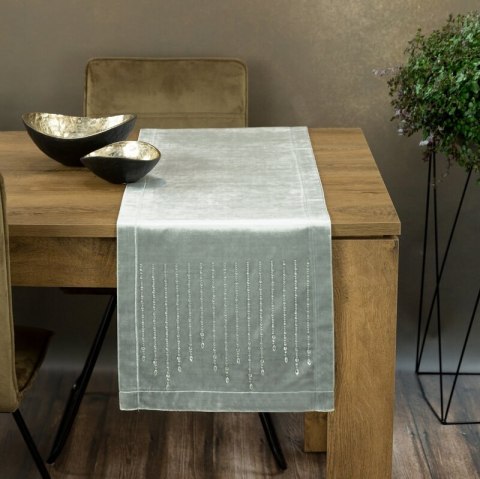 OBRUS ROYAL 3 35 X 180 CM SREBRNY OBRUS ROYAL 3 35 X 180 CM SREBRNY