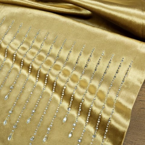 OBRUS ROYAL 3 35 X 220 CM ZŁOTY