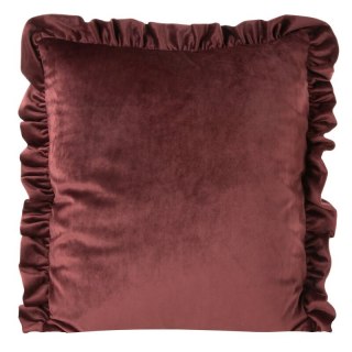 POSZEWKA VELVET 25 45 X 45 CM CIEMNOBORDOWY