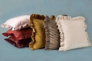 POSZEWKA VELVET 25 45 X 45 CM NIEBIESKI