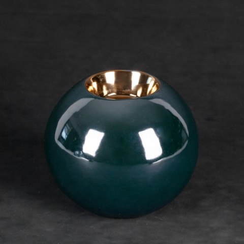 ŚWIECZNIK DEKORACYJNY AMORA2 (2) FI 12 X 11 CM ZIELONY ŚWIECZNIK DEKORACYJNY AMORA2 (2) FI 12 X 11 CM ZIELONY