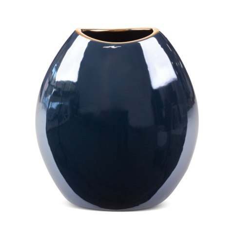 WAZON DEKORACYJNY AMORA1 (1) 22 X 12 X 25 CM GRANATOWY WAZON DEKORACYJNY AMORA1 (1) 22 X 12 X 25 CM GRANATOWY