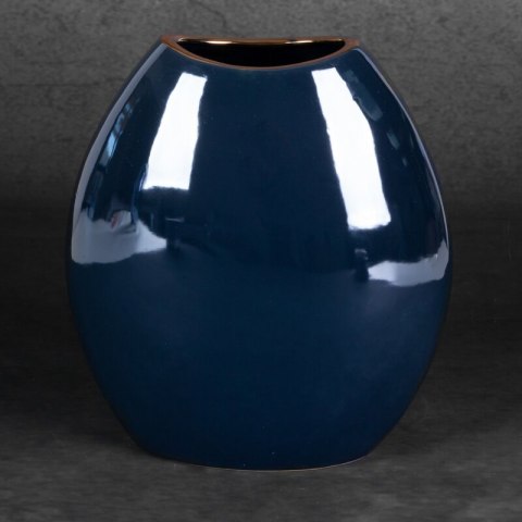 WAZON DEKORACYJNY AMORA1 (1) 22 X 12 X 25 CM GRANATOWY WAZON DEKORACYJNY AMORA1 (1) 22 X 12 X 25 CM GRANATOWY