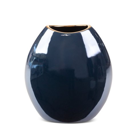 WAZON DEKORACYJNY AMORA1 (2) 18 X 9 X 20 CM GRANATOWY WAZON DEKORACYJNY AMORA1 (2) 18 X 9 X 20 CM GRANATOWY