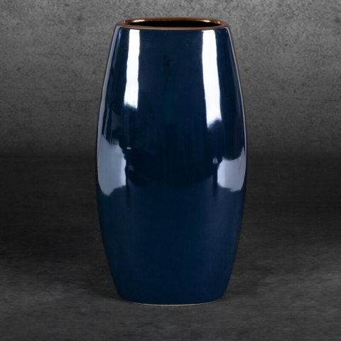 WAZON DEKORACYJNY AMORA1 (4) 19 X 12 X 35 CM GRANATOWY WAZON DEKORACYJNY AMORA1 (4) 19 X 12 X 35 CM GRANATOWY