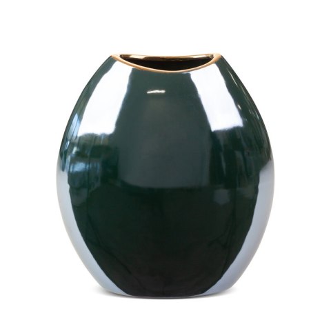 WAZON DEKORACYJNY AMORA2 (2) 18 X 9 X 20 CM ZIELONY WAZON DEKORACYJNY AMORA2 (2) 18 X 9 X 20 CM ZIELONY