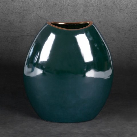 WAZON DEKORACYJNY AMORA2 (2) 18 X 9 X 20 CM ZIELONY WAZON DEKORACYJNY AMORA2 (2) 18 X 9 X 20 CM ZIELONY