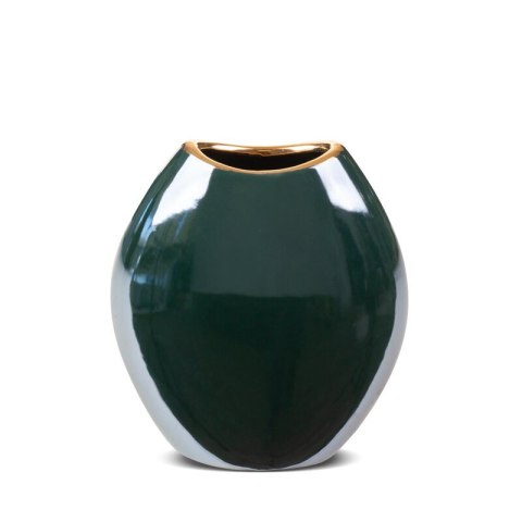 WAZON DEKORACYJNY AMORA2 (3) 14 X 7 X 16 CM ZIELONY WAZON DEKORACYJNY AMORA2 (3) 14 X 7 X 16 CM ZIELONY