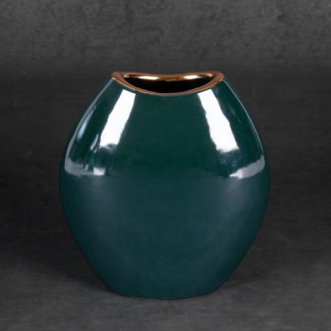 WAZON DEKORACYJNY AMORA2 (3) 14 X 7 X 16 CM ZIELONY WAZON DEKORACYJNY AMORA2 (3) 14 X 7 X 16 CM ZIELONY