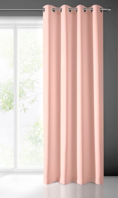 ZASŁONA GOTOWA RITA 140 X 250 CM PUDROWY RÓŻ ZASŁONA GOTOWA RITA 140 X 250 CM PUDROWY RÓŻ